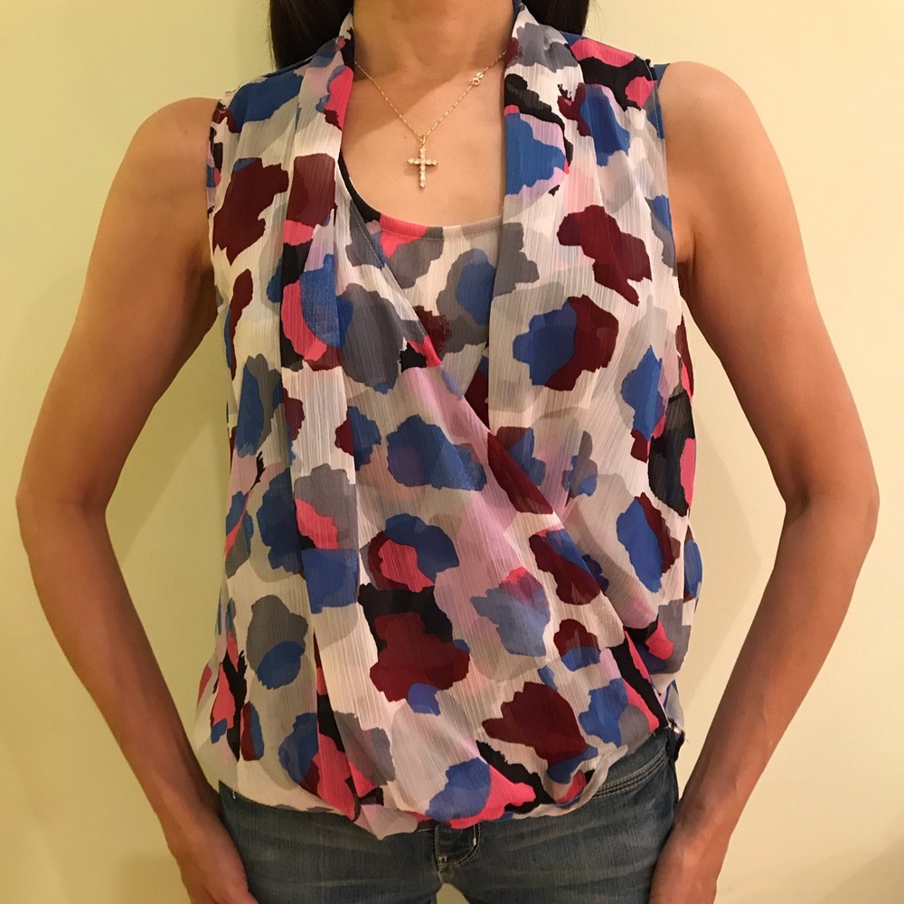 Wear once sleeveless blouse